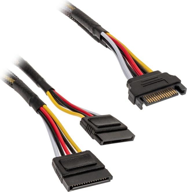 Produktbild Akasa SATA Strom-Y-Kabel - 30cm, 2er Pack