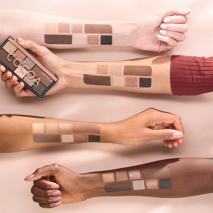 Produktbild Catrice The Dark Cocoa Eyeshadow Palette Multi-Colored 8 Colors (Braun, Grau, Nude, Orange)
