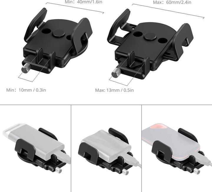 Produktbild SmallRig Clamp Universal Mounting für externe SSDs