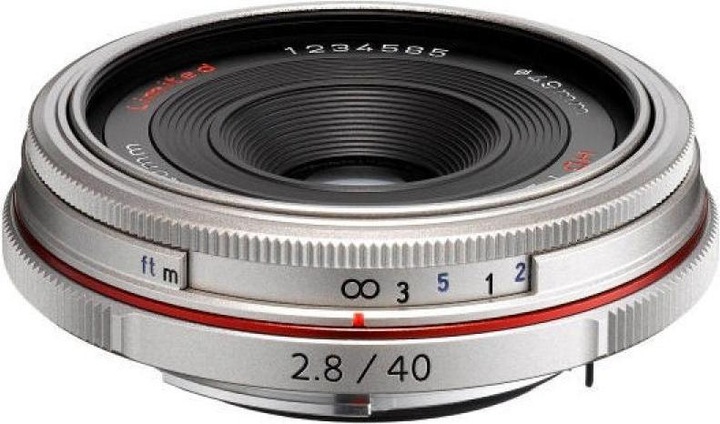 Pentax -DA 40 mm, f/2.8 Limited (Pentax K, APS-C / DX, Vollformat)