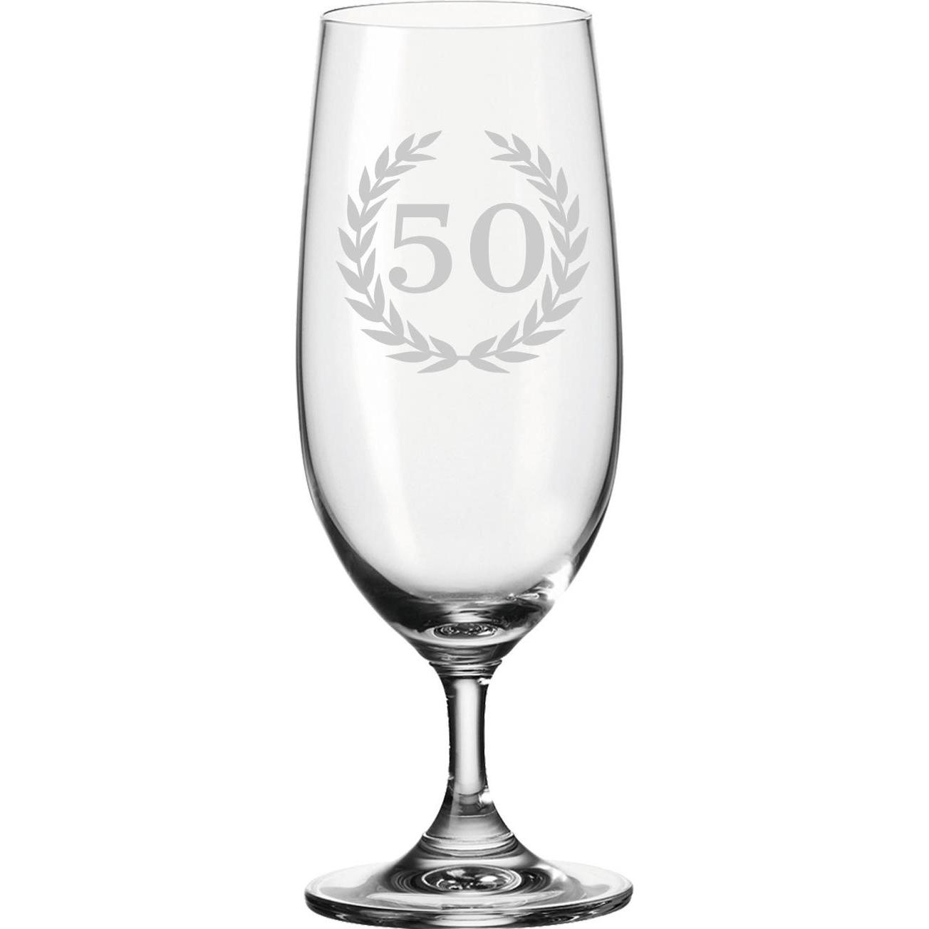Thumbnail - Luxentu, Biergläser, Biertulpe / Pilsglas mit Gravur 50. Jubiläum (0.36 l, 1 x)
