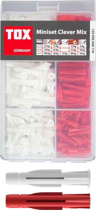 Actual product image Tox Standard-Sortiment Miniset Clever Mix (215 pcs.)
