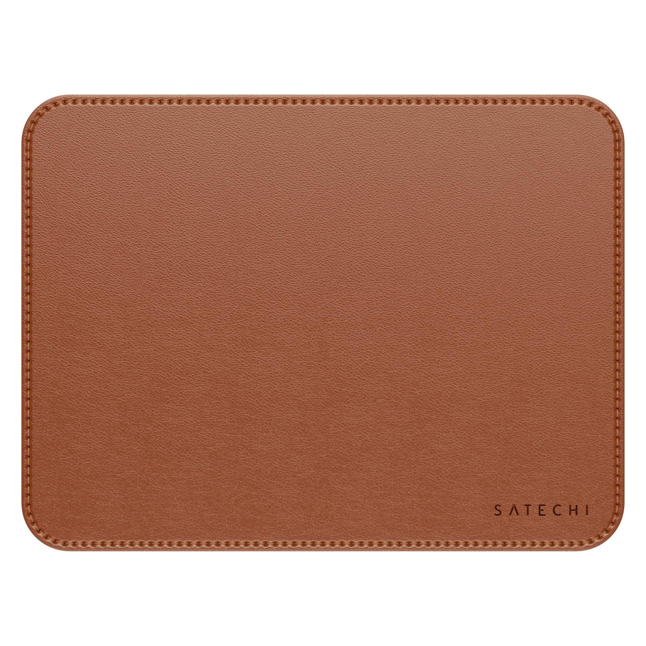 Satechi Premium Vegan Leather (S), Tappetino Mouse, Marrone