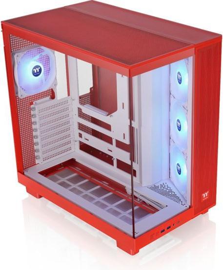 Actual product image Thermaltake View 380 XL TG ARGB Flaming Orange (ATX, mATX, Mini-ITX)