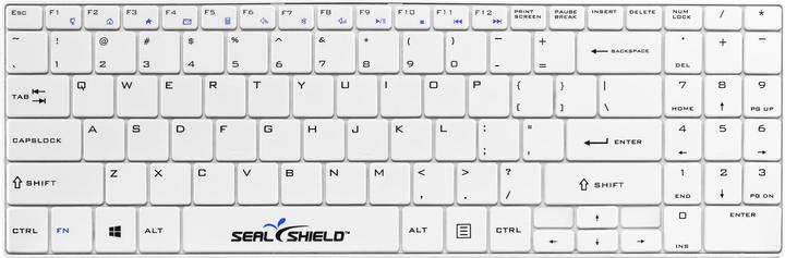 Produktbild Seal Shield Clean Wipe Waterproof - Tastatur - hinterleuchtet - USB - Deutsch - weiss
