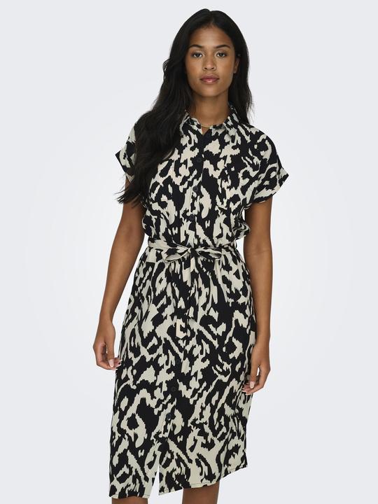 Immagine prodotto Only Abito blusa con cintura a cravatta (36)