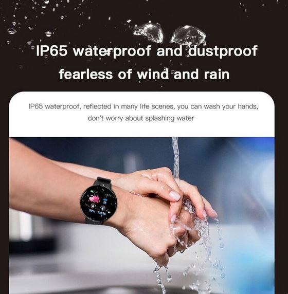 Produktbild PhoneLook D18 Smart Watch Fitness Tracker Color Touch Screen IP65 inkl. Phone App