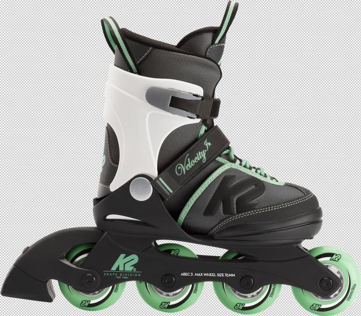 Produktbild K2 Velocity Junior Girl Inliner (Grösse: 32.0-37.0, black/grey/green) (32, 33, 34, 35, 36, 37)