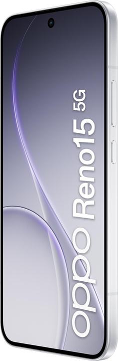 Immagine prodotto OPPO Reno15 5G (512 GB, Aurora bianca, Bianco, 6.59", Doppia SIM, 5G)