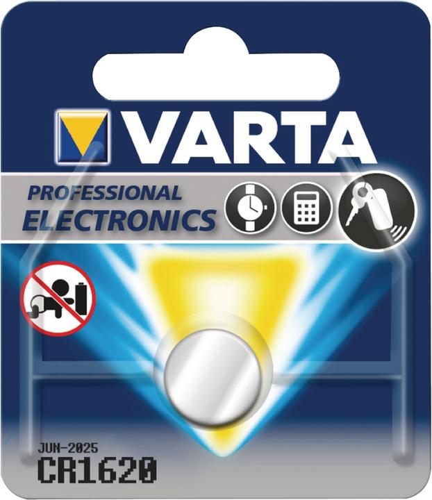 Produktbild Varta Electronics CR1620 (1 Stk., CR1620, 70 mAh)