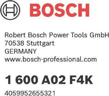 Actual product image Bosch Professional Zubehör 1600A02F4K