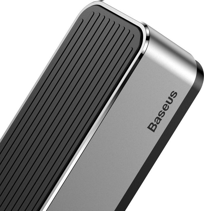 Actual product image Baseus Moonlight Box Series Temporary Parking Number Plate Silver