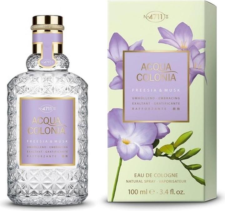 Produktbild Acqua Colonia 4711 4711 Freesia & Musk Eau de Cologne Natural Spray (Eau de Cologne, 100 ml)