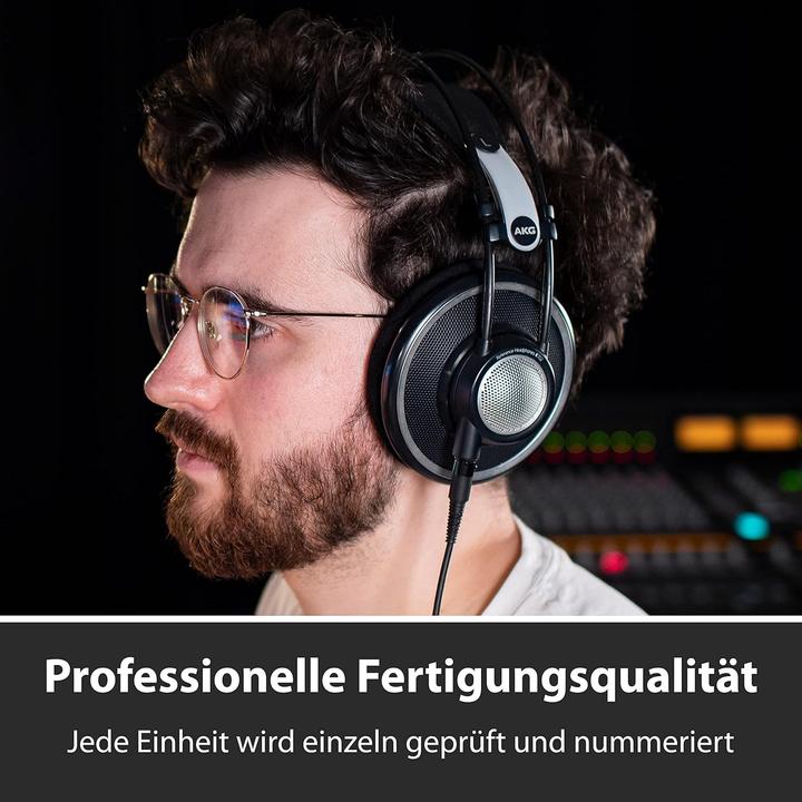 Actual product image AKG K702 Premium Open Studio Reference OverEar Headphones No Bluetooth (Cable)