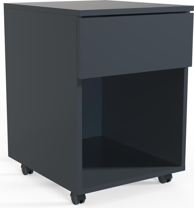 Image du produit VCM Caisson roulant Caisson d'appoint Caisson de bureau Roulettes Dasola 1 tiroir (39 x 45 x 55 cm)