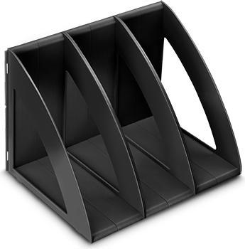 Image du produit Arlac Serre-livres cep modular 6 compartiments noir (C4)