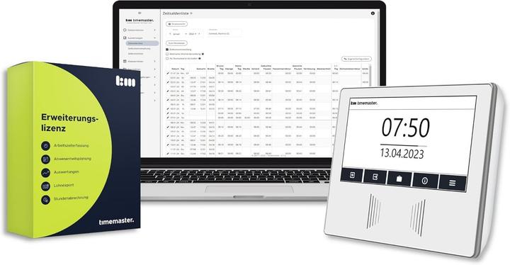 Timemaster Time Recording WEB Starter Set "Office" white
