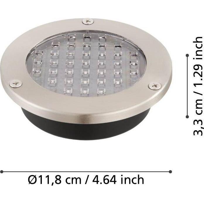 Thumbnail - EGLO, Pendelleuchte, 48799 Z SOLAR LED 2-fach Hängeleuchte 2x0,2W Ø115mm Edelstahl Transparent