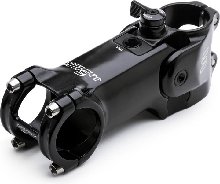 Cane Creek eeSilk stuurpen, 31,8 mm, 80 mm, -6°, 20 mm, zonder CS hendel zwart (80 mm, 31.80 mm)