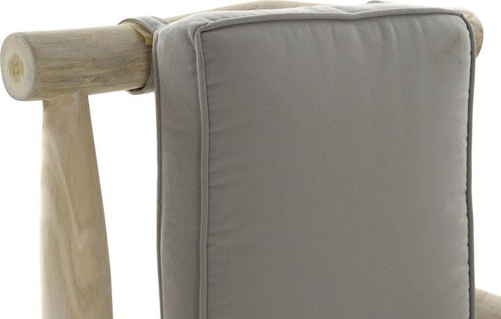 Image du produit DKD Home Decor Garden sofa Natural Light grey Teak 65 x 80 x 92 cm