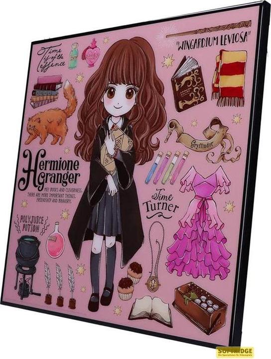 Immagine prodotto Nemesis Now Harry Potter - Hermione Granger Crystal Clear Picture (32 x 32 cm)