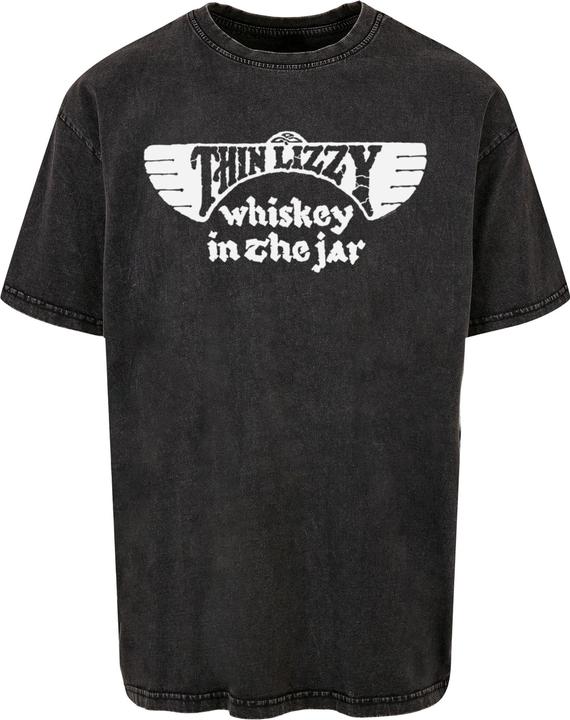 Image du produit Merchcode Thin Lizzy - Whiskey Amended Acid Washed Oversize Tee - 160097 (XL)