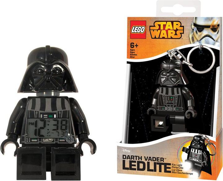 Produktbild ClicTime LEGO Star Wars Darth Vader + Mini Taschenlampe Darth Vader
