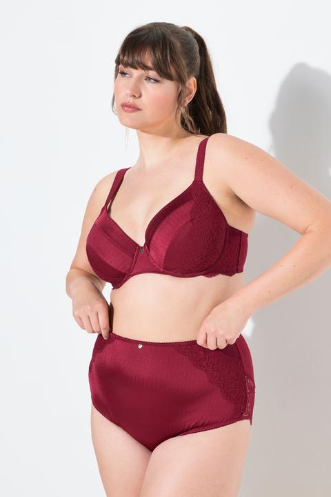 Produktbild Ulla Popken Maxislip, Satin, Spitzen-Rückseite (58)