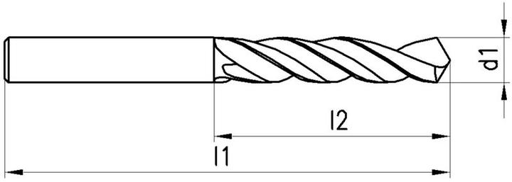 Actual product image Neriox Twist drill Type N, HSS, DIN 338 (13.5 mm)
