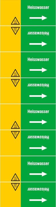 Produktbild Brady ISO 20560 Rohrmarkierer - Wasser