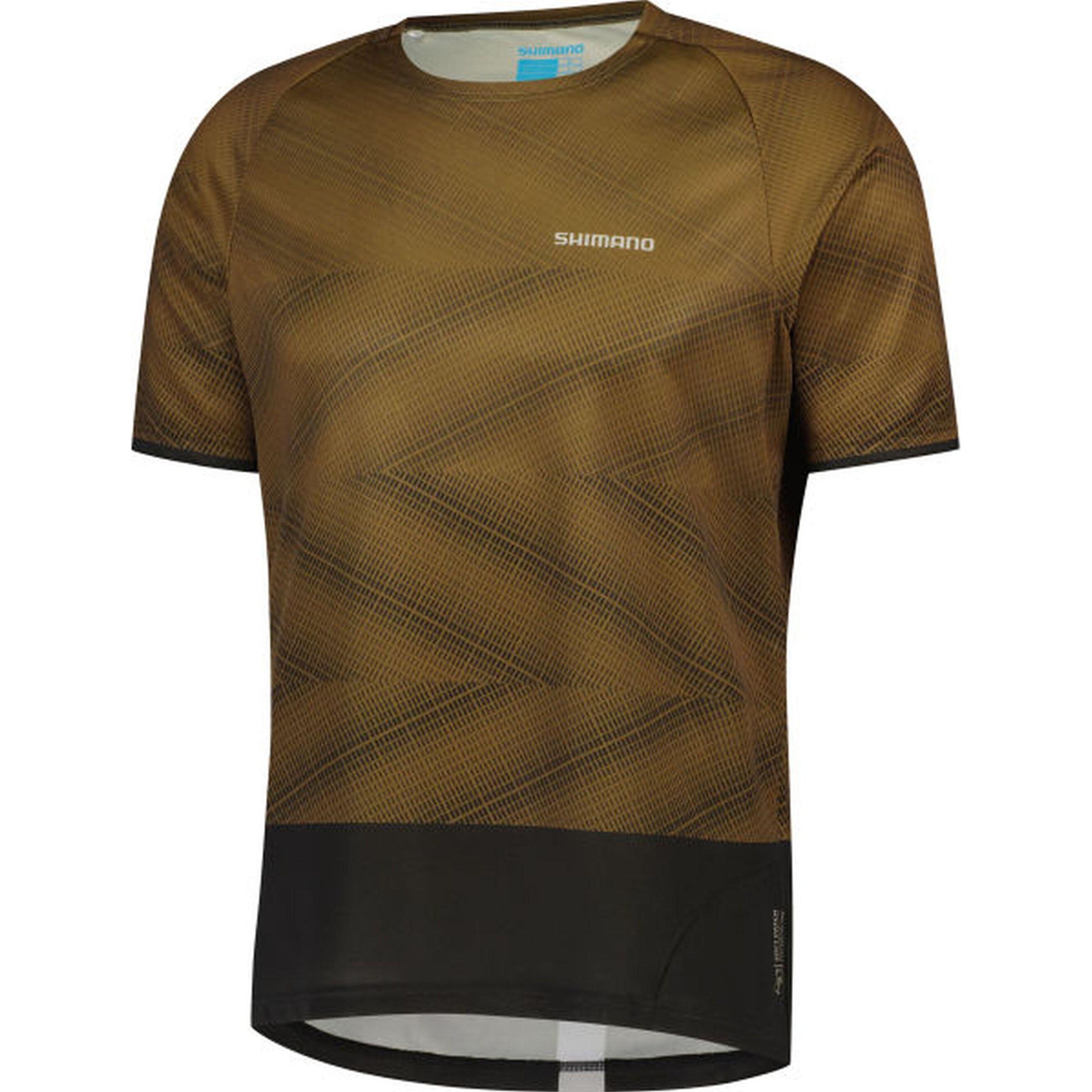 Shimano, Maglia ciclismo, Maglia ciclismo Myoko manica corta (XL), Marrone, XL