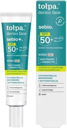 Energie-Label Tołpa Topa Dermo Face Sebio+ Cc Cream With Spf50+ Pa++++ Natural Beige 40ml (Natural Beige)