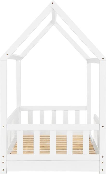 Image du produit Juskys Kinderbett Marli 80x160cm - Weiss (80 x 160 cm)