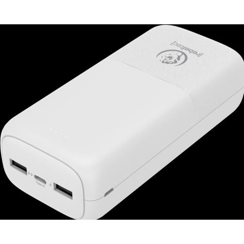 Thumbnail - Rebeltec Powerbank P30 10W 10000mAh weiss (30000 mAh, 10 W, 10 Wh), Powerbank, Weiss