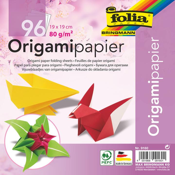 Image du produit Folia 9160 Papier d'art Papier d'art 96 feuilles (80 g/m², 96x)