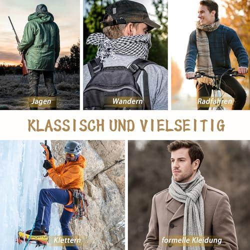 Immagine prodotto Only-Bags.Store Sciarpa Sciarpa invernale calda e morbida Sciarpa invernale a maglia Plaid Sciarpe lunghe Grigio