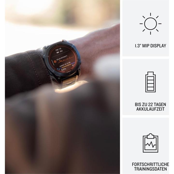 Immagine prodotto Garmin Fenix 7 Pro Solar (47 mm, Solo WiFi)