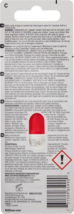 Actual product image KISS Maximum speed (Nail varnish dryer, Transparent)
