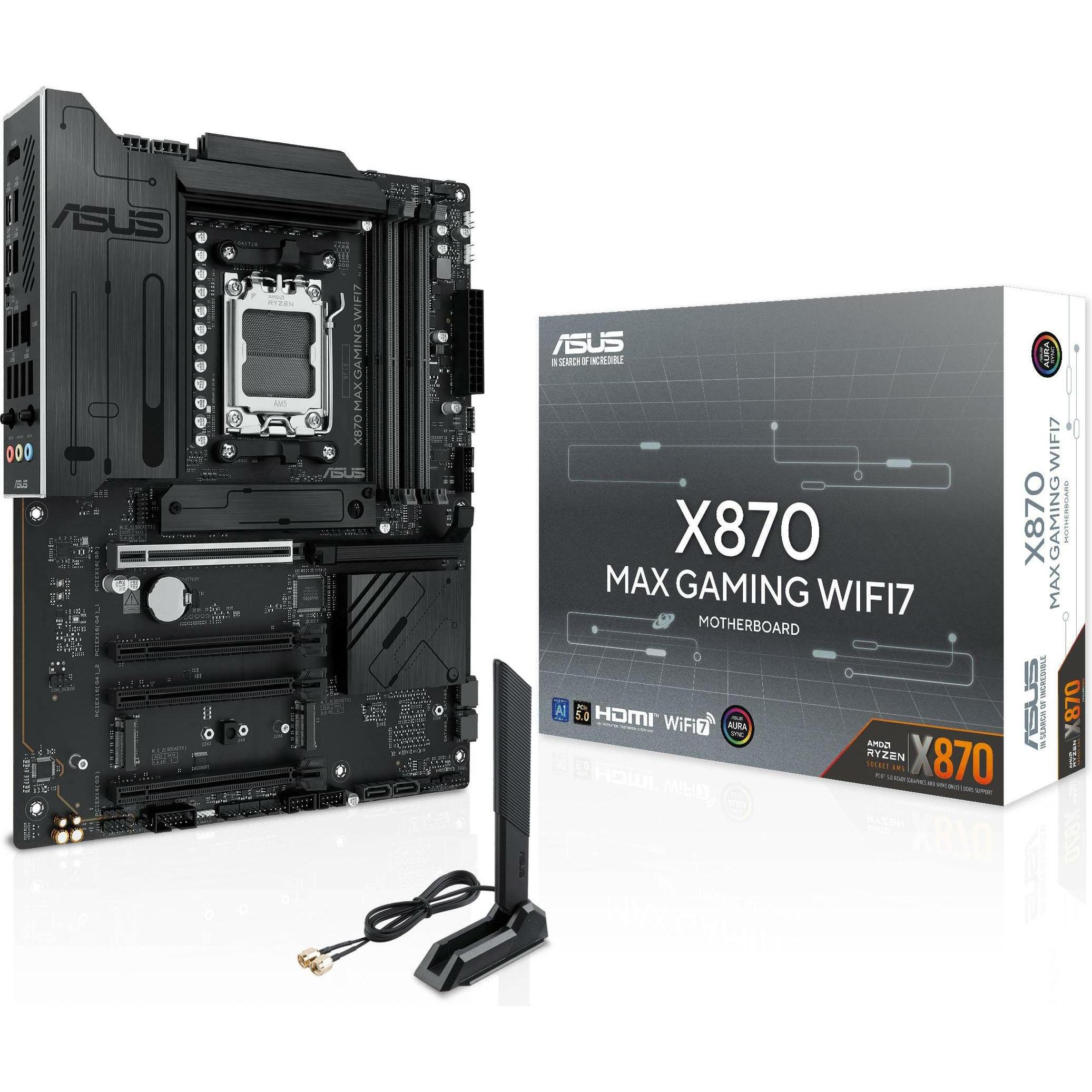 ASUS X870 Max Gaming WIFI7 (AM5, AMD X870, ATX), Mainboard