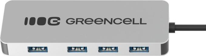 Produktbild GreenCell USB hubs 4 PORT USB-A 3.0 5904326375901 HUB-GC-A4A (5904326375901) (USB-A, 4 Ports)