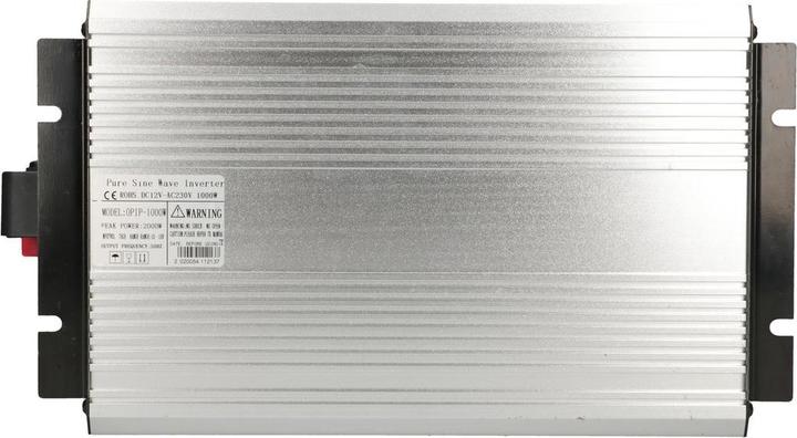 Produktbild Extralink VOLTAGE CONVERTER -,, PURE SINUS OPIP-1000W power adapter/inverter Auto Aluminium