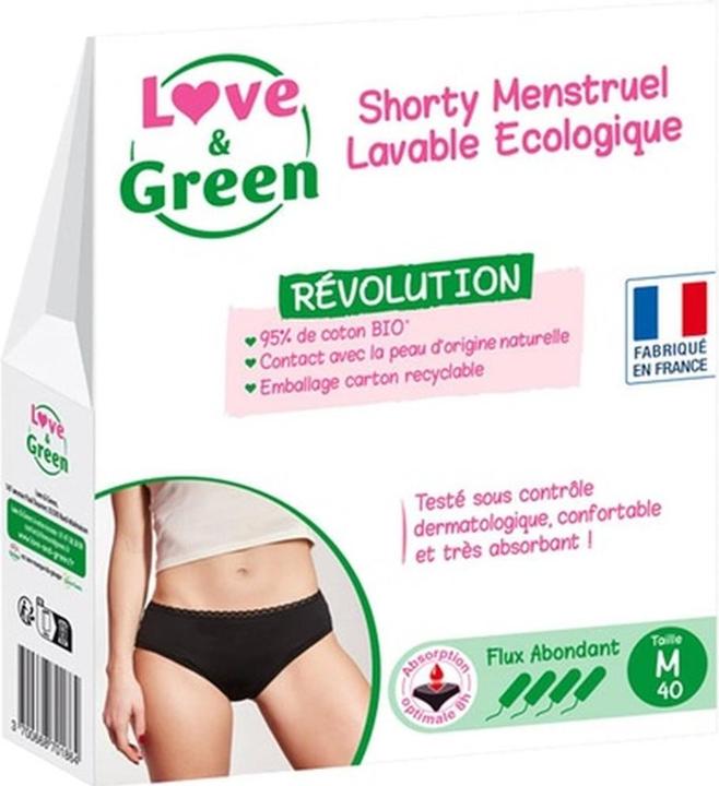 Immagine prodotto Love & Green Assorbente lavabile ecologico per flusso abbondante (M)
