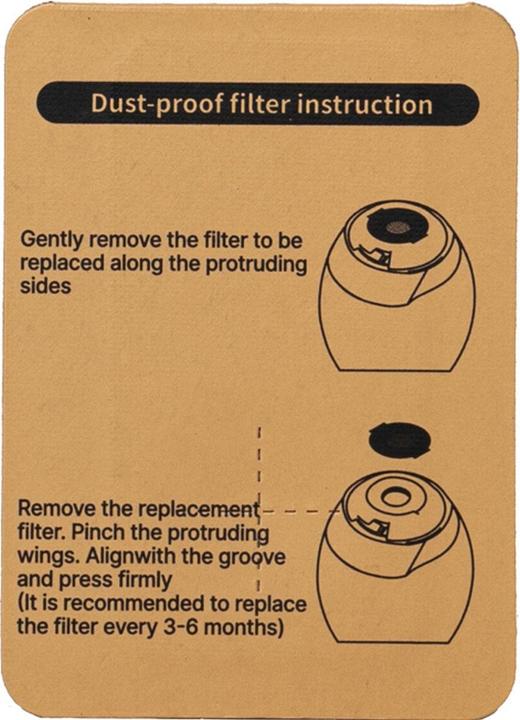 Actual product image VSGO Falcon S Dust-tight filter pack for Falcon S outside air blower