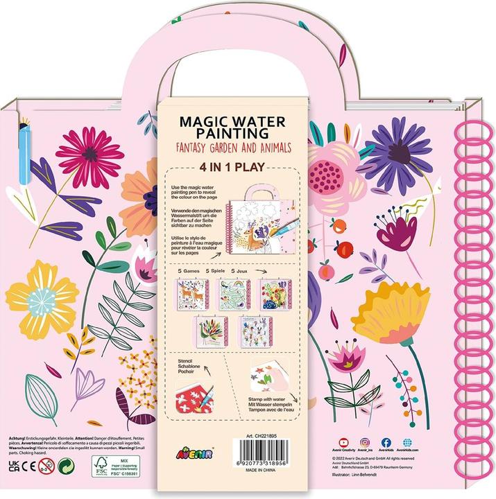 Produktbild Avenir 3in1 Aktivitätenbuch Fantasiegarten