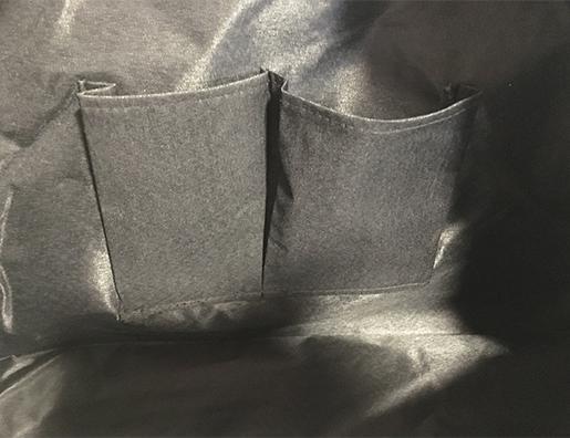Image du produit Bekos Upcycling - Grand sac de shopping en sacs de nourriture pour poissons recyclés blanc