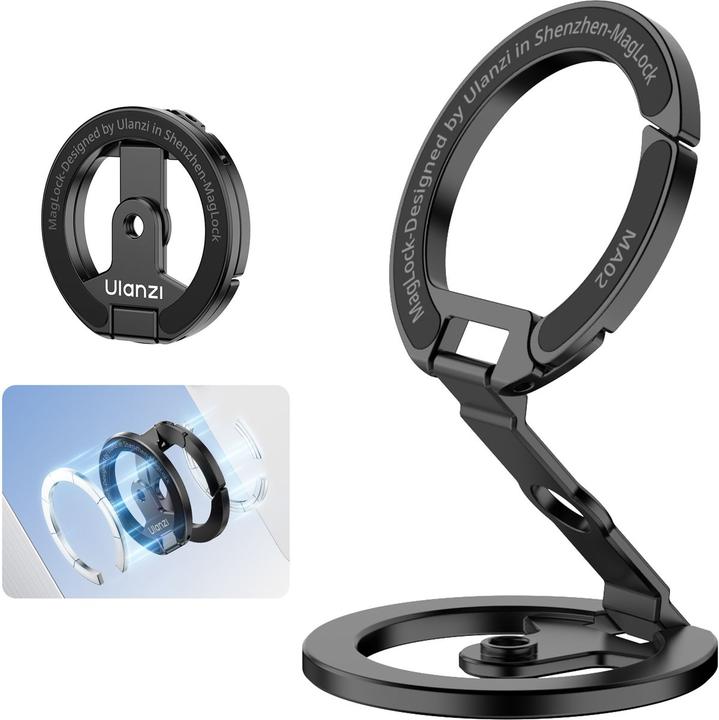 Actual product image Ulanzi MA02 Maglock Dual Magnetic Phone Mount