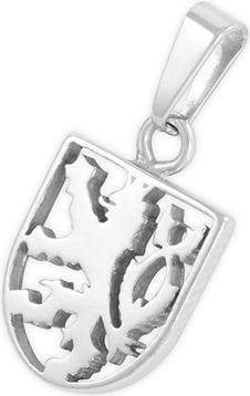 Brilio Original white gold pend Czech lion 241 001 01107 07