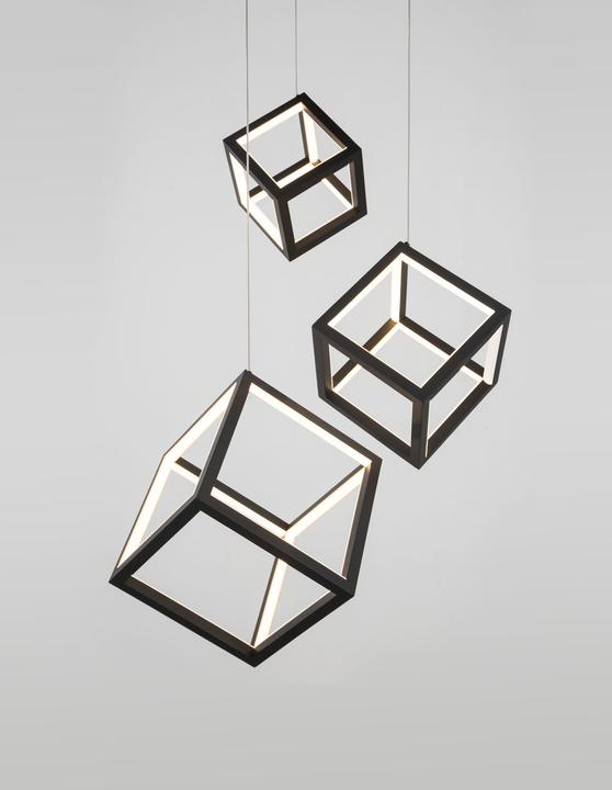 Image du produit Nova Luce GABBIA LED Suspension noir 72W blanc chaud 56x48,5x156cm dimmable 9818231