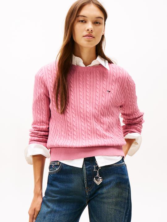 Produktbild Tommy Jeans Tjw Cable Essential Sweater (XXS)
