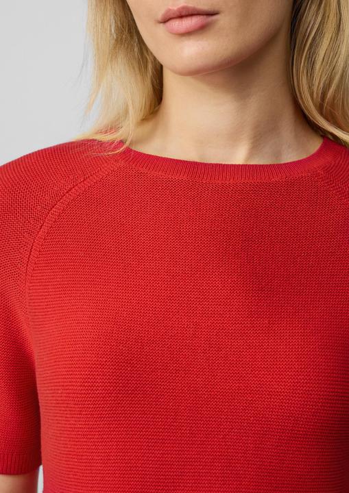 Produktbild S.Oliver Strickpullover Strickpullover mit feiner Rippstruktur (46)